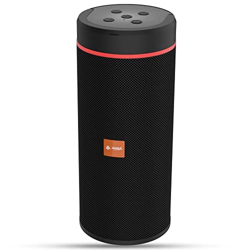 Aroma® Studio 34 Energy 10W Bluetooth Speaker Hi-fi Stereo Sound Surround Upto 10 Hours Playback, Best for Mobile, Laptop/PC, Ipad, Media Players with Multi Modes Aux/TF Card/USB Drive (Black)