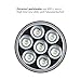 Ledlenser X21R Taschenlampe LED, Suchscheinwerfer, aufladbar mit Lithium LiFePO Akku, 5000 Lumen, fokussierbar, X-Lens Technology, Leuchtweite 800 m, inkl. Magnetladesystem u. Wandhalterung