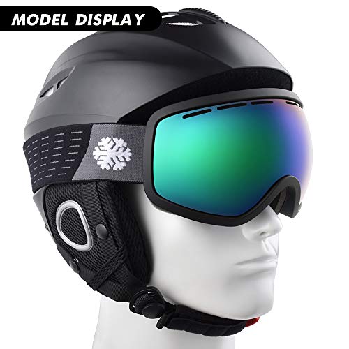 Snowledge Ski Goggles for Men Women with UV Protection, Anti-Fog Dual Lens