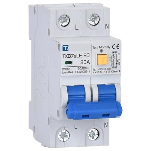 Disjoncteur différentiel AC 110V 40A 30mA pour protection contre les fuites