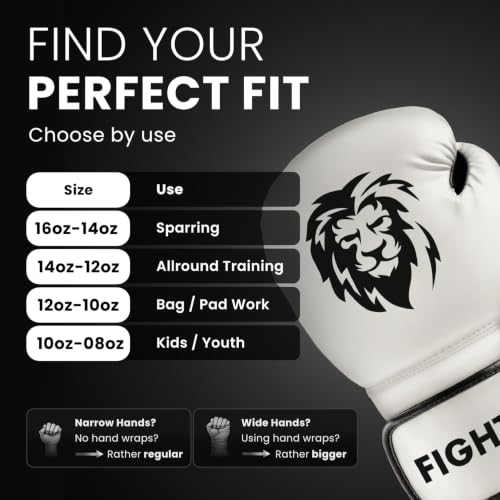 Image of FIGHTR Boxing Gloves - Pro Training Sparring Gloves | Maximum Protection & Stability for Boxing, MMA, Muay Thai, Kickboxing & Punching Bag Men Women Focus Mitts 8 10 12 14 16oz