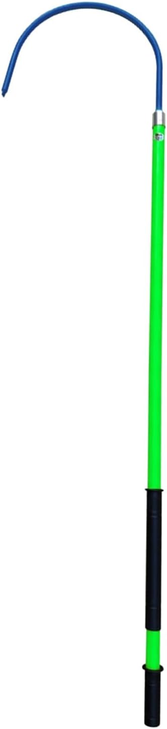 Rescue Hook Emergency Rescue Sticks 3ft 5feet 6foot 10ft Long High Voltage Rescue Hook with Pole for Electrical Safety, Heavy Duty Emergency Electrocution Insulated Life-Saving Hooks(Green,1 pcs-1.5m/