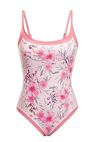 Image of Narecte Sexy One Piece Bathing Suit for Women Tummy Control High Cut One Piece Swimsuit Womens