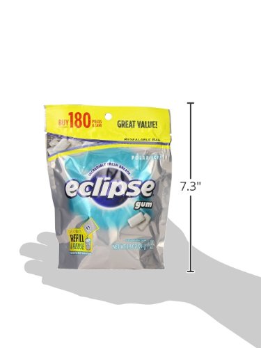 Eclipse Polar Ice Sugarfree Gum, 180 Count (Pack Of 1) #TOP6