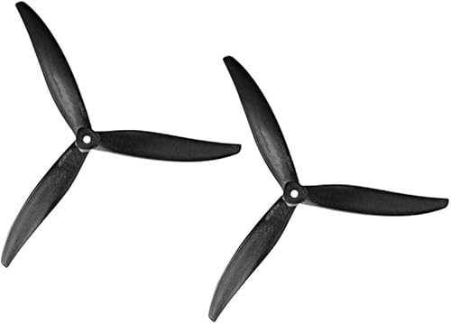 Gemfan 8040 8060 9045 1050 Hélice de 3 palas CW CCW 0.197 in Orificio central Diámetro interior Paleta para Quadcopters Multirotors Drone (1 par,