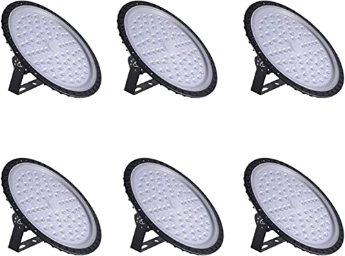 Sararoom 6Packs 50W 110V UFO LED High Bay Light, LED