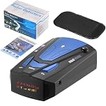 Hemoravoma V7 Radar Detector, 360 Degree GPS Laser Detector for Cars, 16 Bands Detection with Digital Display & Voice Alerts, Advanced Anti-Radar Device for UK & EU Driving