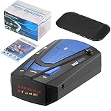 Hemoravoma V7 Radar Detector, 360 Degree GPS Laser Detector for Cars, 16 Bands Detection with Digital Display & Voice Alerts, Advanced Anti-Radar Device for UK & EU Driving