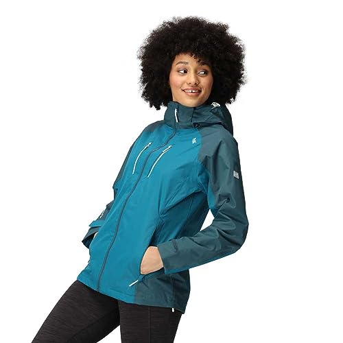 Image of Regatta Womens Calderdale IV Waterproof Durable Coat, Gulfstream, 8 UK