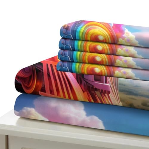 Parure de lit microfibre respirante 260x220 housse couette Noël - 7