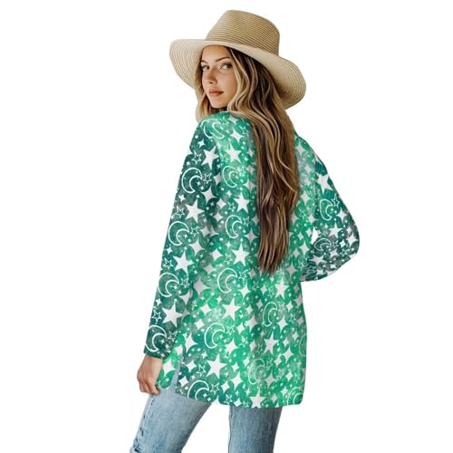 Image of Cardigan for Women Long Sweater Open Front Sweaters Fashion Lightweight Cardigans with Pockets