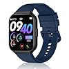 QCOQ® Montre Connectée Homme Femme avec Appel Bluetooth, 1.96" Smartwatch avec 110+ Modes Sportifs, Etanche IP68 Montre Connectée Moniteur de Sport avec Podometre/CardioSommeil pour iOS/Android