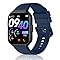 QCOQ® Montre Connectée Homme Femme avec Appel Bluetooth, 1.96" Smartwatch avec 110+ Modes Sportifs, Etanche IP68 Montre Connectée Moniteur de Sport avec Podometre/CardioSommeil pour iOS/Android