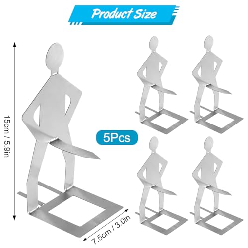 Grillwursthalter Aus Edelstahl, 5 Stück Wurst Grillgestelle, Lustiger BBQ Hotdog Halter, Kreativer Wurstständer Grillwursthalter Aus Edelstahl, Grill Grillzubehör für Camping, Picknick, Freien, Küche