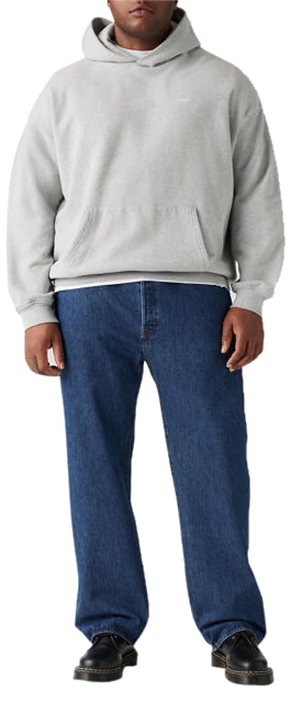 Levi's 501 Original B&T Dark Stonewash, Dark Indigo Flat, 42 W/32 L