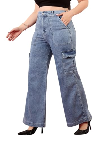 Image of Miss Chase A+ Women's Bootcut High Rise Regular-Length Stretchable Denim Shaping Jeans