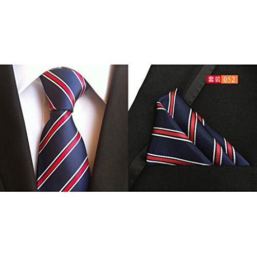 Ensemble cravate mouchoir business aspect soie haute qualité pour homme élégant