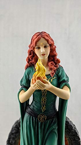 Estatua Brigid Diosa del Hogar y la Llama Sagrada miniatura 6