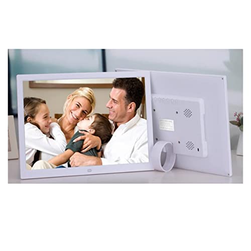 Moldura digital para foto de 39 cm, alta definição, MP3, MP4, leitor de filme, alarme, molduras para