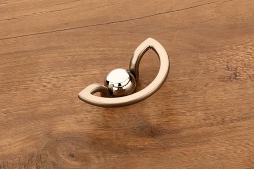 Image of HARMONUS Knobs for Drawer & Cabinets Set Knob,Satin CP Wardrobe Kitchen Door Pull Handle Knobs Square Shape Drawer Knob - (KNOBS-194- Pack of 5)