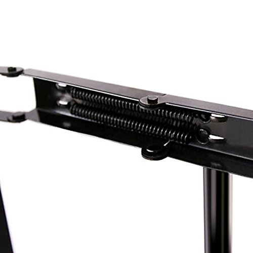 Image of Need 55 inches Folding Computer Desk Office Desk Folding Table with BIFMA Certification Computer Table Workstation,White Black AC5DB-140