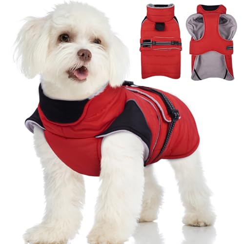MIGOHI Waterproof Dog Coat with Reflective Strips
