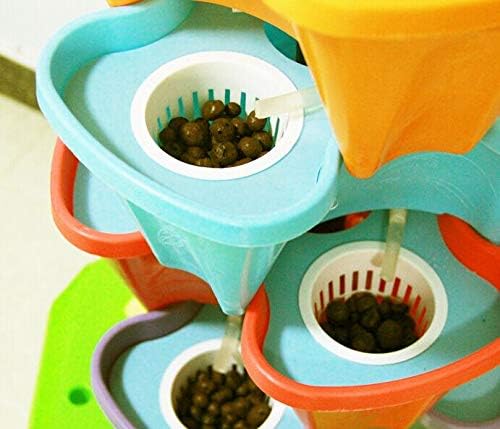 Vertical Grow 18 Planter System for Hydroponic Growing of Plants and Vegetable and Herbs Strawberries