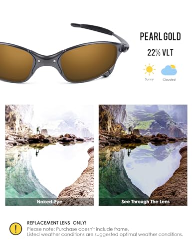 Image of BLAZERBUCK Anti-salt Polarized Replacement Lenses & Sock Kit for Oakley Juliet Sunglass