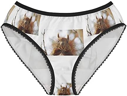 Squirrel Panties, Squirrel Underwear, Briefs, Cotton Briefs, Funny Underwear, Panties For Women