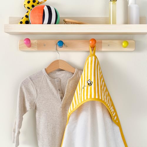 Serviette pour bébé avec capuche jaune 80x80cm ProTuning GRÖNFINK