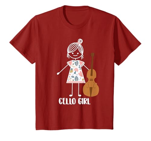 Cello Mädchen Cellospieler Violoncello - Cellistin Cello T-Shirt