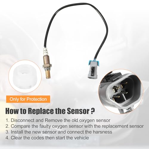 Sensor de oxígeno upstream uxcell para Chevrolet Malibu 2.4L 2013 miniatura 6