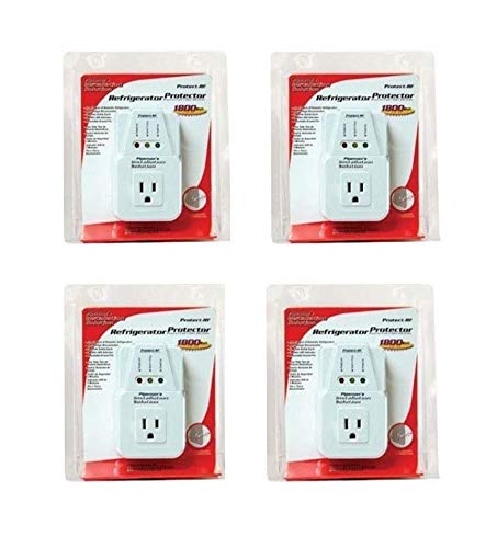 Voltage Protector Brownout Surge Refrigerator 1800 Watts Appliance 4 Pack