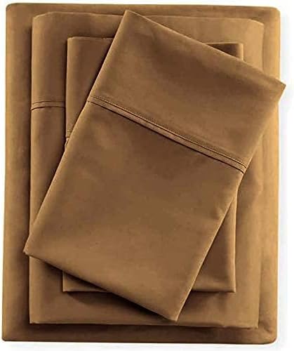 Miniatura 2 de 400 Threat - Juego de sábanas de bambú 100% orgánico, 6 piezas, ultra suaves y refrescantes, se adaptan a colchones de hasta 15 pulgadas de