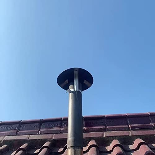 Chapeau de cheminée conique en fer pour protection extérieure - 4