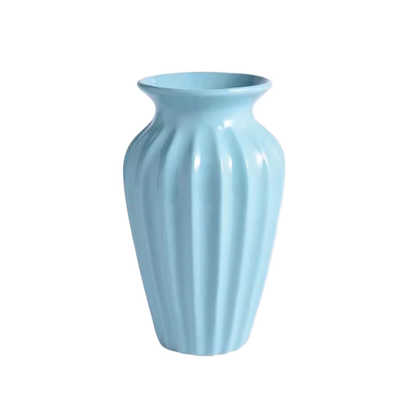 Bzgpmfud Bule Vase Desktop Flower Minimalist Light Creative Decoration Ceramic Living Room Arrangement Style Dining Table Rose(,S)