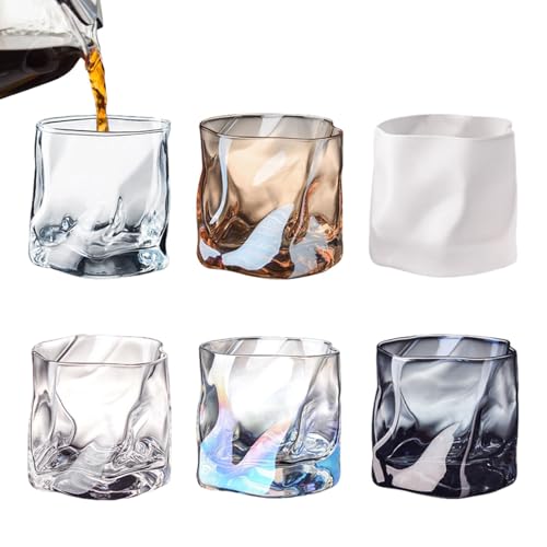 Copas de licor, 6 tazas de vino | 200 ml tazas de agua, elegantes vasos para cerveza, jugo, cóctel, whisky, leche, bebidas