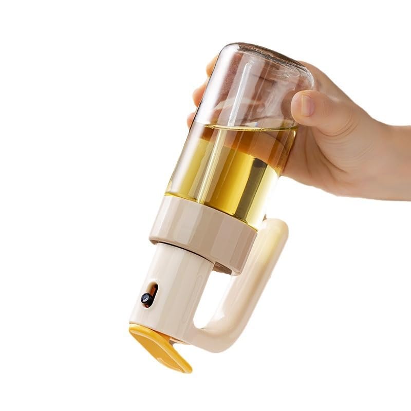 Witllpjoy, Liquid Oil Dispenser for Cooking, Easy to Use, Yellow, Small-250ml…