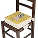 Alzasedia Per Bambini Rialzo Sedia Alzatina Bimbi Cuscino Alzabimbo X Tavolo Bambino Portatile Alzata Bimbo Alzatine Sedie Seduta Rialzata Riduttore Altezza Alza Sedile (32x32x8cm)