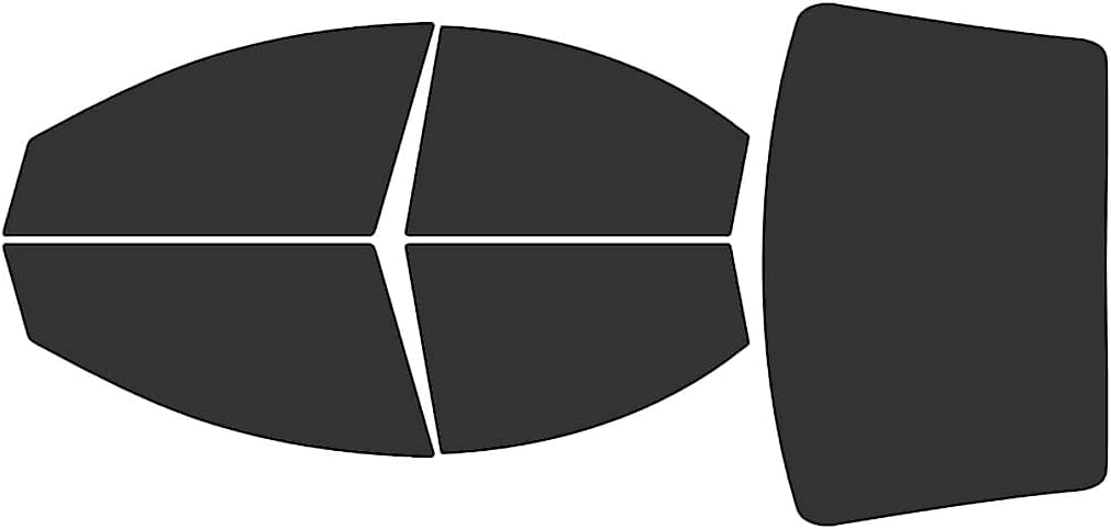 Rvinyl Window Tint Kit Compatible with Dodge Neon 2000-2005 - Black 20% - Single Ply No Bubble Film - Do it Yourself Vehicle Complete Precut Kit