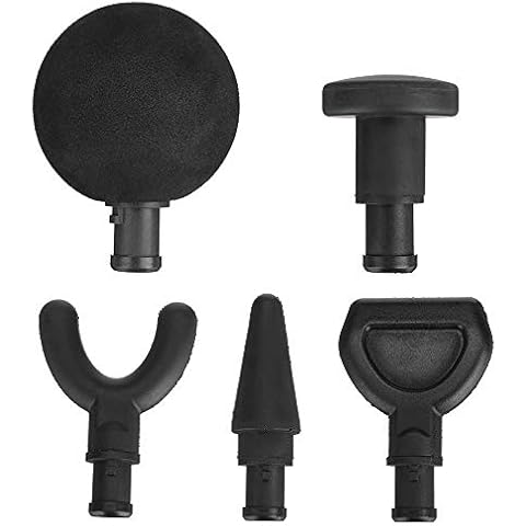 KINGDUO 5X Percussion Massage Extended Heads Tips & Bit For Jigsaw Massager Adapter Eva Massage Ball Cover