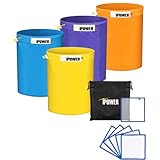 iPower Bubble Bag 5-Gallon 4-Pack Herbal Hash Filter Ice Essence Extraction Kit with Free Storage...