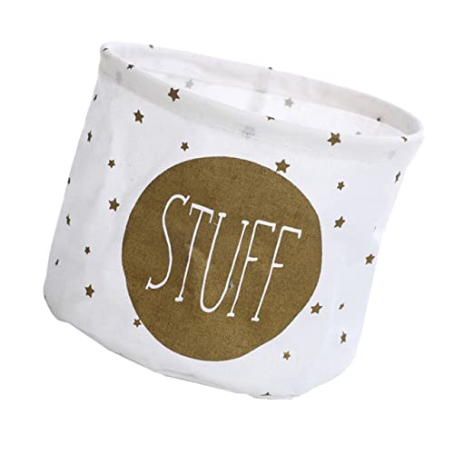 Cesto da deposito grigio cotone pieghevole organizzatore di organizzatore impilabile bidone per la biancheria da cucina da bagno Aqiong