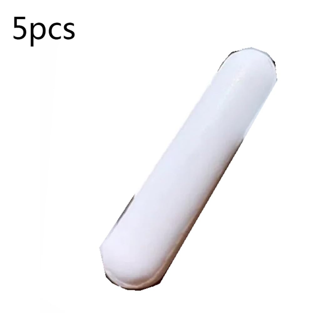 Barra di agitazione, Agitatori magnetici Anello girevole bianco Attrezzature da laboratorio di varie dimensioni(6x20mm 5pcs)