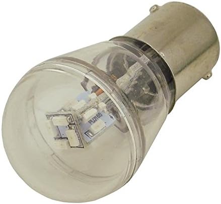 BA15s Single Contact Bayonet Base S8 0.7W LED Bulb with 16xSMD3014 12V AC/DC (6-Pack), Warm White, 1429WWx6