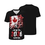 ZMYAPQO Road to 2026 Canada Soccer Mens T-Shirts Short Sleeve Baseball Tee Casual Athletic Crew Neck Summer Tops 3X-Large