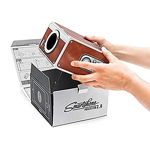 Proiettore portatile Smart Phone Proiettore in cartone per famiglia/compleanno Usw.Home Cinema Audio Proiettore