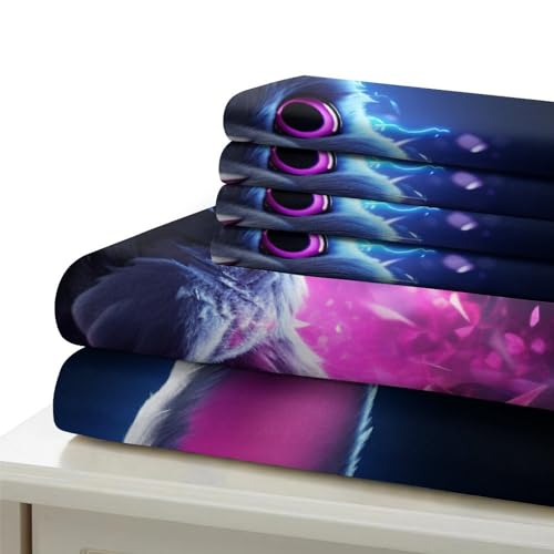 Housse de couette lapin 3D douce et lisse pour peau sensible