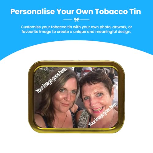 Boîte à tabac photo personnalisée unique avec produits fumeurs, votre image/photo imprimée sur la boîte – Famille, animaux de compagnie, voiture, etc. – vue 4