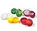 CZ-XING - Contenitore in plastica per verdure a forma di limone, cipolla, pomodoro, peperone e aglio, confezione da 5